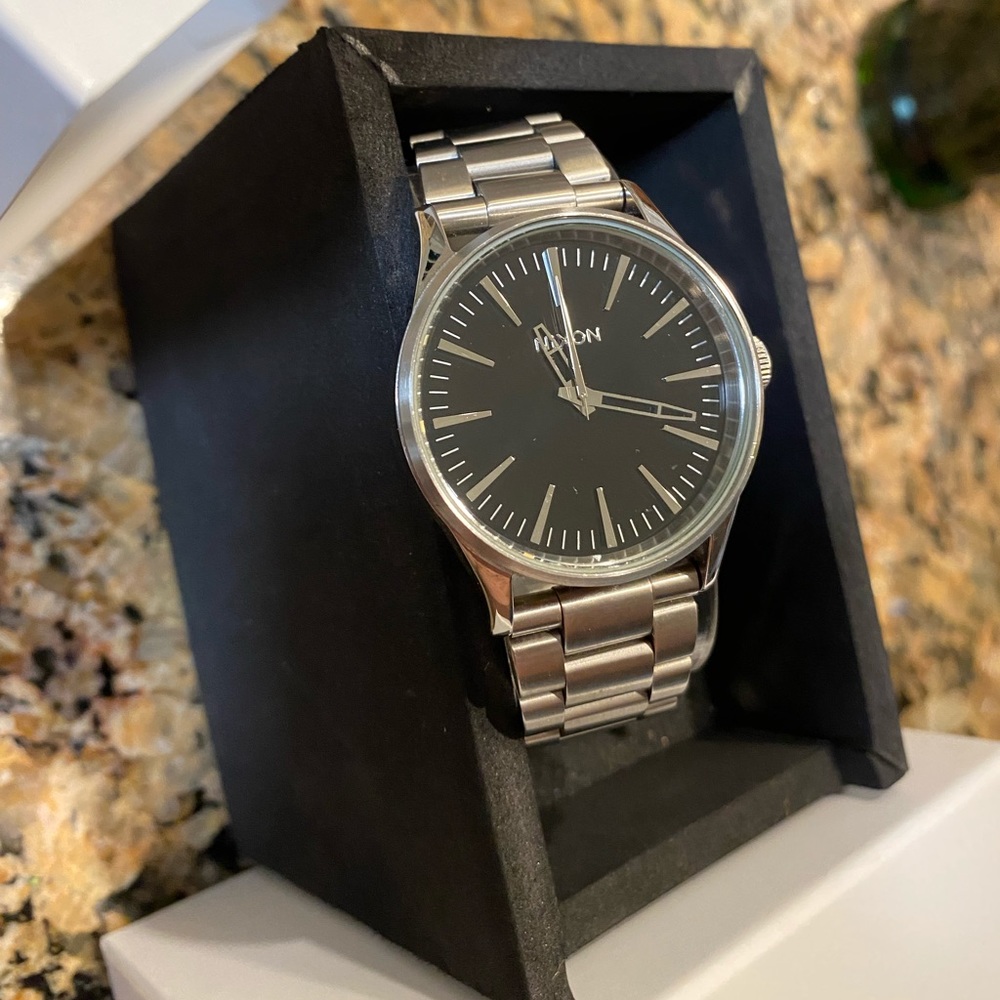 Nixon Sentry Stainless Steel 38mm Watch
